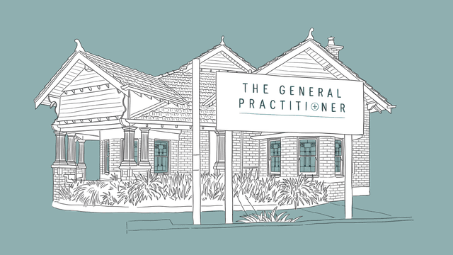 Sketch of The General Practitioner clinic building